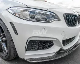 RW Carbon Exotics Style CF Front Lip Spoiler BMW F22 | F23 2 Series 2014-2021