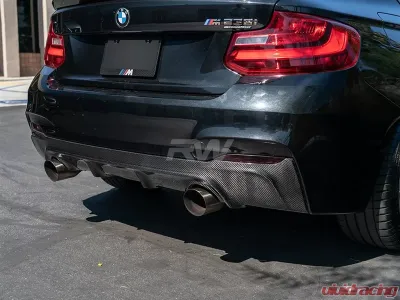 RW Carbon 3D Style Carbon Fiber Diffuser BMW F22 | F23 2014-2021 - bmwf22016