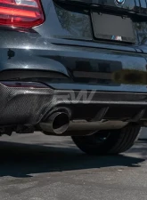 RW Carbon 3D Style Carbon Fiber Diffuser BMW F22 | F23 2014-2021                                     - bmwf22016 - Image 3