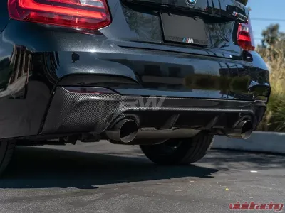 RW Carbon 3D Style Carbon Fiber Diffuser BMW F22 | F23 2014-2021 - bmwf22016