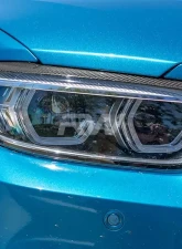 RW Carbon Fiber Eyelids w/ 3M Tape BMW F22 | F87 2014-2018                                     - bmwf22017-1 - Image 5
