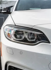 RW Carbon Fiber Eyelids w/ 3M Tape BMW F22 | F87 2014-2018                                     - bmwf22017-1 - Image 3