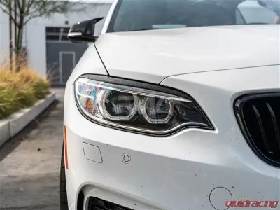 RW Carbon Fiber Eyelids w/ 3M Tape BMW F22 | F87 2014-2018 - bmwf22017-1