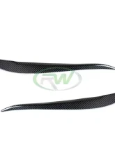 RW Carbon Fiber Eyelids w/ 3M Tape BMW F22 | F87 2014-2018                                     - bmwf22017-1 - Image 5