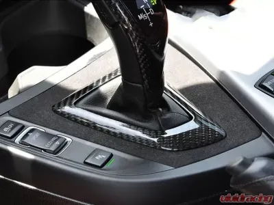 RW Carbon Fiber Alcantara Shift Console Trim BMW F22 | F87 2014-2018 - bmwf22018