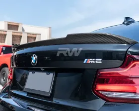 RW Carbon CS Style Carbon Fiber Trunk Spoiler BMW F22 | F87 2014-2021