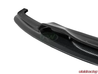 RW Carbon Varis Style Carbon Fiber Front Lip w/ SLiPLO Anti-Scrape Kit BMW F30 | F31 2012-2018 - bmwf30002-1