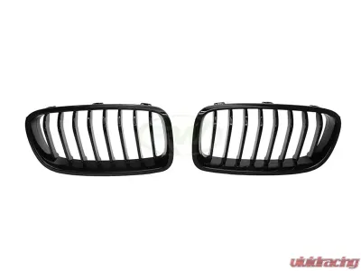 RW Carbon Gloss Black Grilles BMW F30 | F31 3 Series 2012-2018 - bmwf30006