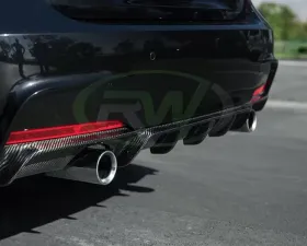 RW Carbon Performance Style Carbon Fiber Diffuser Dual BMW F30 | F31 3 Series 2012-2018