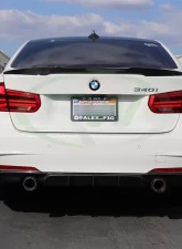 RW Carbon Performance Style Carbon Fiber Diffuser Single BMW F30 | F31 3 Series 2012-2018                                     - bmwf30008-1 - Image 3