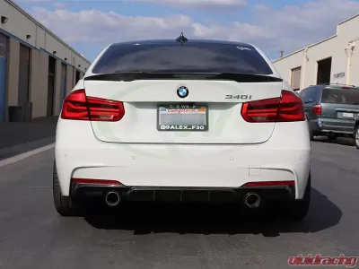 RW Carbon Performance Style Carbon Fiber Diffuser Single BMW F30 | F31 3 Series 2012-2018 - bmwf30008-1