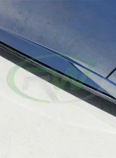 RW Carbon Fiber Side Skirt Extensions BMW F30 | F31 3 Series 2012-2018                                     - bmwf30009 - Image 2