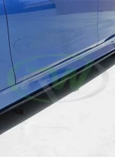 RW Carbon Fiber Side Skirt Extensions BMW F30 | F31 3 Series 2012-2018                                     - bmwf30009 - Image 3