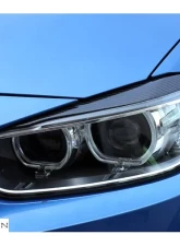 RW Carbon Fiber Eyelids w/ 3M Tape BMW F30 | F31 2012-2018                                     - bmwf30011-1 - Image 5
