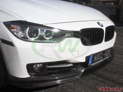 RW Carbon Fiber Eyelids w/ 3M Tape BMW F30 | F31 2012-2018 - bmwf30011-1