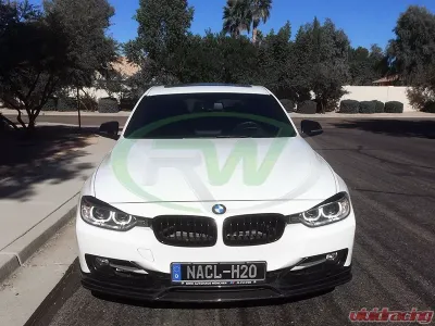 RW Carbon Fiber Eyelids w/ 3M Tape BMW F30 | F31 2012-2018 - bmwf30011-1