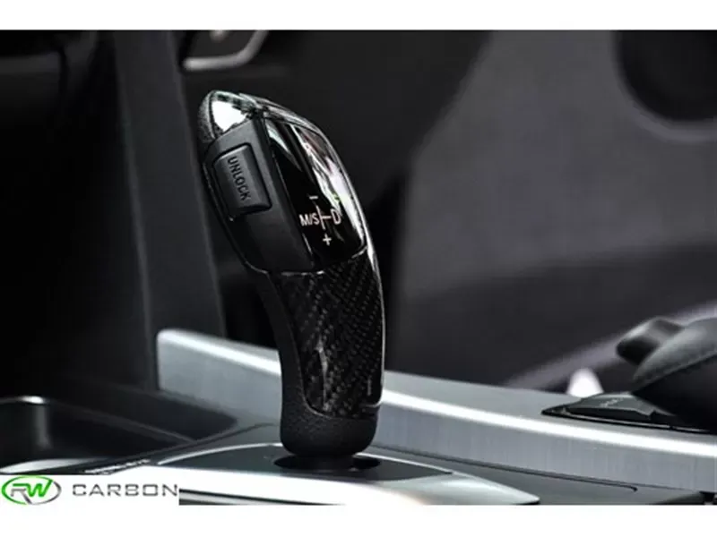 RW Carbon Non Sport Fiber Gear Selector Cover BMW F22 | F30 | X3 2009-2021 - bmwf30020