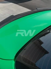 RW Carbon Style Carbon Fiber Trunk Spoiler w/ 3M Tape BMW M4 F30 | F80 2012-2020                                     - bmwf30033-1 - Image 2