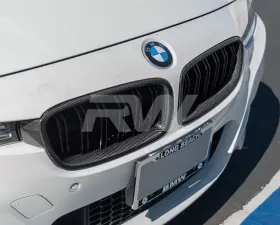 RW Carbon Double Slat Carbon Fiber Grilles BMW F30 | F31 2012-2018