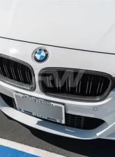 RW Carbon Double Slat Carbon Fiber Grilles BMW F30 | F31 2012-2018                                     - bmwf30036 - Image 2