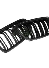 RW Carbon Double Slat Carbon Fiber Grilles BMW F30 | F31 2012-2018                                     - bmwf30036 - Image 5