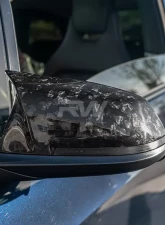 RW Carbon Forged Carbon M Style Mirror Replacements BMW F22 | F30 | F32 2012-2021                                     - bmwf30043 - Image 5