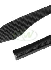 RW Carbon Fiber Rear Bumper Splitters BMW F30 2012+                                     - bmwf30045 - Image 2
