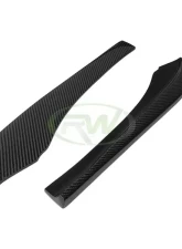RW Carbon Fiber Rear Bumper Splitters BMW F30 2012+                                     - bmwf30045 - Image 3