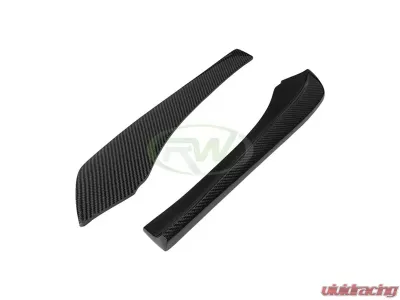 RW Carbon Fiber Rear Bumper Splitters BMW F30 2012+ - bmwf30045