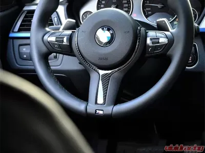RW Carbon BMW Carbon Fiber Steering Wheel Trim M-Sport BMW X3 | X5 | X6 2009-2021 - bmwf32004