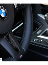 RW Carbon BMW Carbon Fiber Steering Wheel Trim M-Sport BMW X3 | X5 | X6 2009-2021                                     - bmwf32004 - Image 3