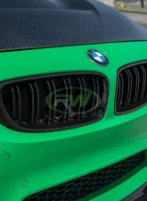 RW Carbon Gloss Black Grilles BMW F32 | F80 | F83 2014-2020                                     - bmwf32006 - Image 4