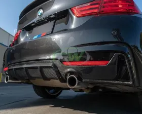 RW Carbon Performance Style Carbon Fiber Diffuser BMW F32 | F33 | F36 2014-2020