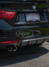 RW Carbon Performance Style Carbon Fiber Diffuser BMW F32 | F33 | F36 2014-2020                                     - bmwf32010 - Image 3