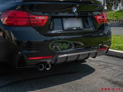 RW Carbon Performance Style Carbon Fiber Diffuser BMW F32 | F33 | F36 2014-2020 - bmwf32010