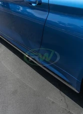 RW Carbon Fiber Side Skirt Extensions BMW F32 | F33 | F36 2014-2020                                     - bmwf32015 - Image 6