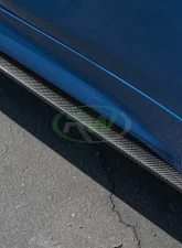 RW Carbon Fiber Side Skirt Extensions BMW F32 | F33 | F36 2014-2020                                     - bmwf32015 - Image 2