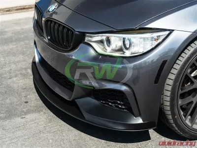RW Carbon Performance Style Front Lip w/ SLiPLO Anti-Scrape Kit BMW F32 | F33 | F36 2014-2020 - bmwf32016-1