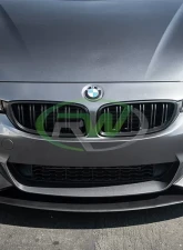 RW Carbon Performance Style Front Lip w/ SLiPLO Anti-Scrape Kit BMW F32 | F33 | F36 2014-2020                                     - bmwf32016-1 - Image 4