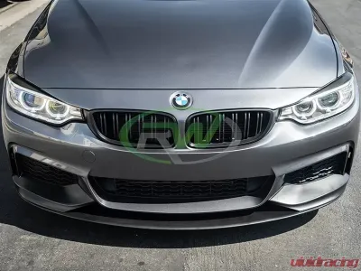 RW Carbon Performance Style Front Lip w/ SLiPLO Anti-Scrape Kit BMW F32 | F33 | F36 2014-2020 - bmwf32016-1