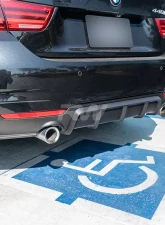 RW Carbon Perfomance Style Polypropylene Diffuser BMW 4 Series F32 | F33 | F36 2014-2020                                     - bmwf32017 - Image 6