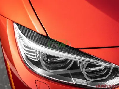RW Carbon CF Eyelids w/ 3M Tape BMW F32 | F80 | F82 2014-2020 - bmwf32022-1