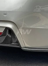 RW Carbon Fiber Rear Bumper Splitters BMW F32 | F33 | F36 2014-2020                                     - bmwf32043 - Image 6