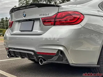 RW Carbon Fiber Rear Bumper Splitters BMW F32 | F33 | F36 2014-2020 - bmwf32043