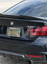 RW Carbon BMW F36 GTX Carbon Fiber Trunk Spoiler w/ 3M Tape BMW F36 2014-2020                                     - bmwf32044-1 - Image 3