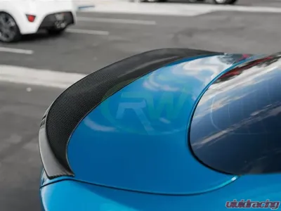 RW Carbon Performance Style CF Trunk Spoiler w/ 3M Tape BMW F36 2014+ - bmwf36002-1