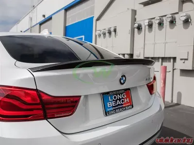 RW Carbon Performance Style CF Trunk Spoiler w/ 3M Tape BMW F36 2014+ - bmwf36002-1