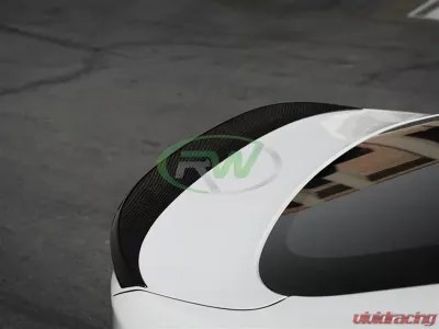 RW Carbon Performance Style CF Trunk Spoiler w/ 3M Tape BMW F36 2014+ - bmwf36002-1