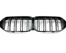 RW Carbon Gloss Black Dual Slat Grilles BMW F44 2-Series 2021-2023