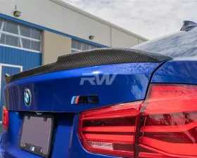 RW Carbon CS Style CF Trunk Spoiler BMW M3 F80 | F30 2012-2020